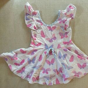 Eleanor Rose Pink & Purple Butterfly Top